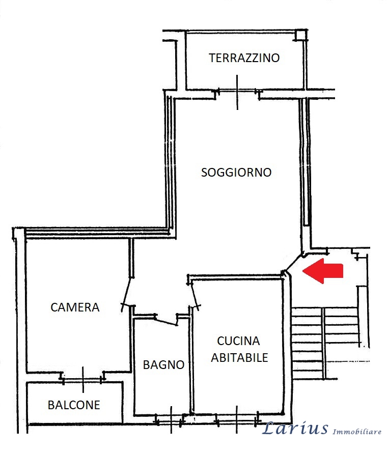 1 Bed, ApartmentFor Sale, Como, Lombardia