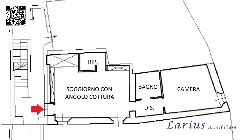 1 Bed, ApartmentFor Sale, Como, Lombardia