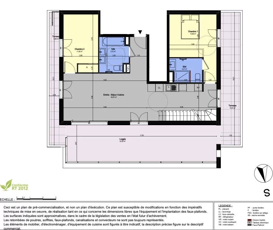 3 Bed, 2 Bath, ApartmentFor Sale, Châteauneuf-Grasse, Alpes-Maritimes