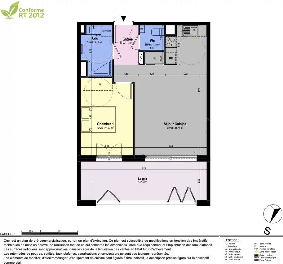 1 Bed, 1 Bath, ApartmentFor Sale, Châteauneuf-Grasse, Alpes-Maritimes