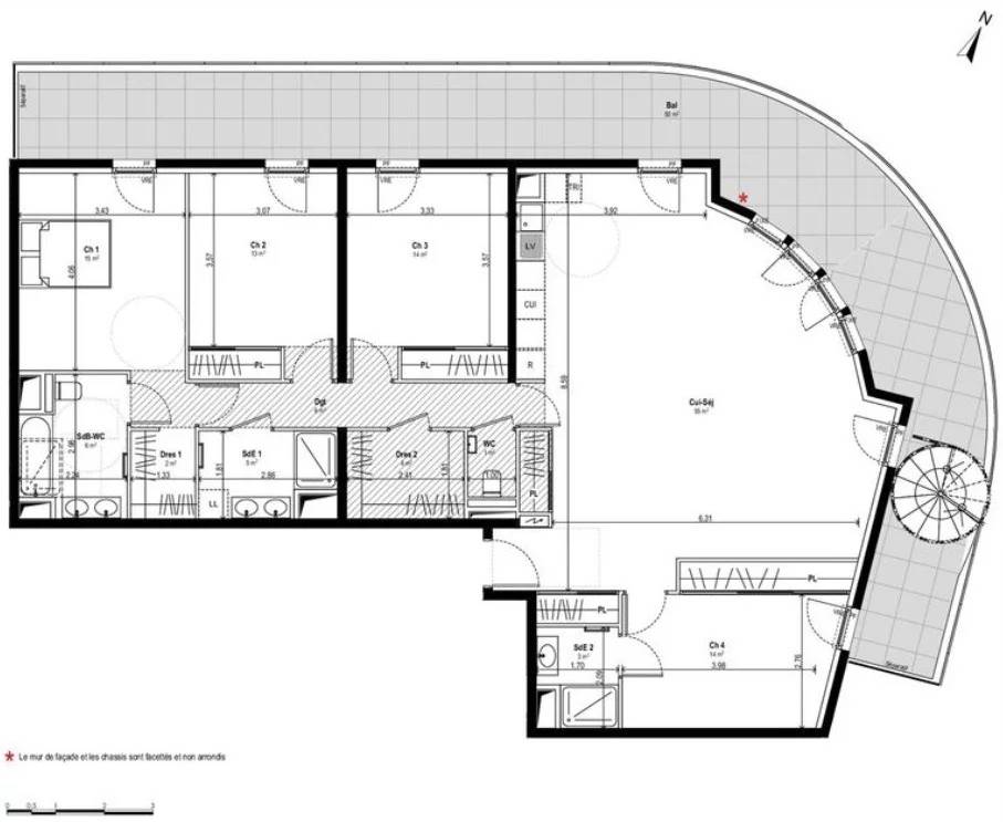 4 Bed, 3 Bath, ApartmentFor Sale, Nice, Alpes-Maritimes