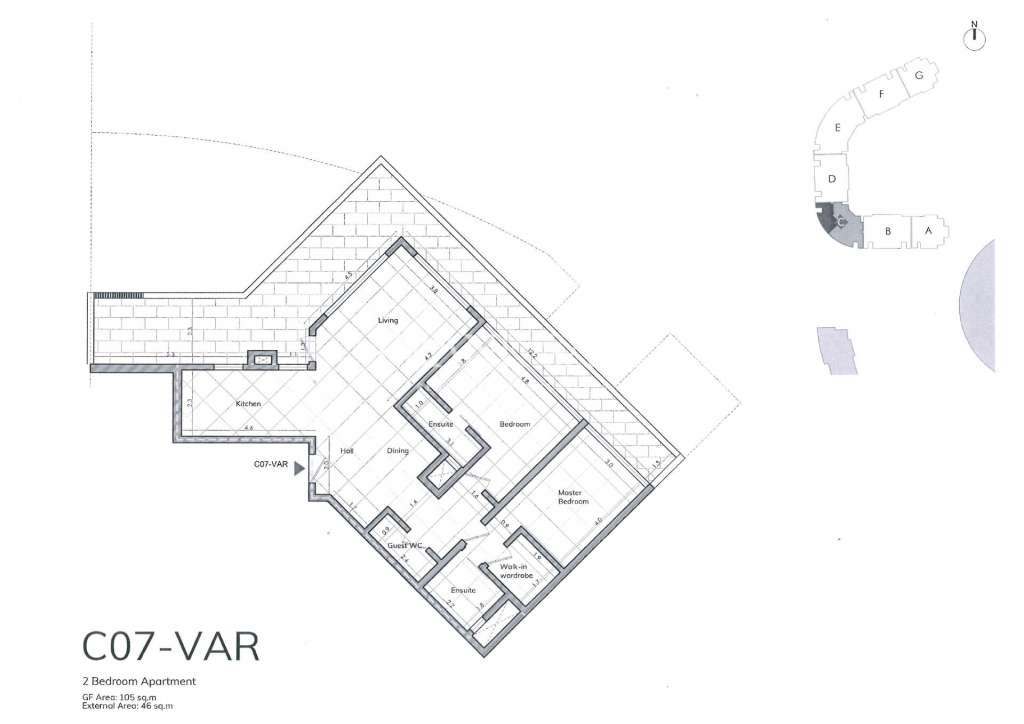 2 Bed, ApartmentFor Sale, The Shoreline at Smart City, Malta