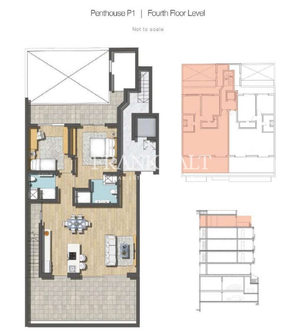 2 Bed, ApartmentFor Sale, Marsaxlokk, Malta