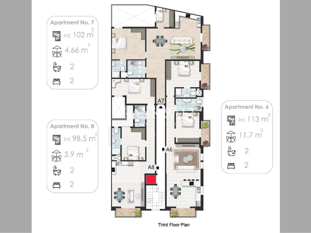 1 Bed, ApartmentFor Sale, San Gwann, Malta