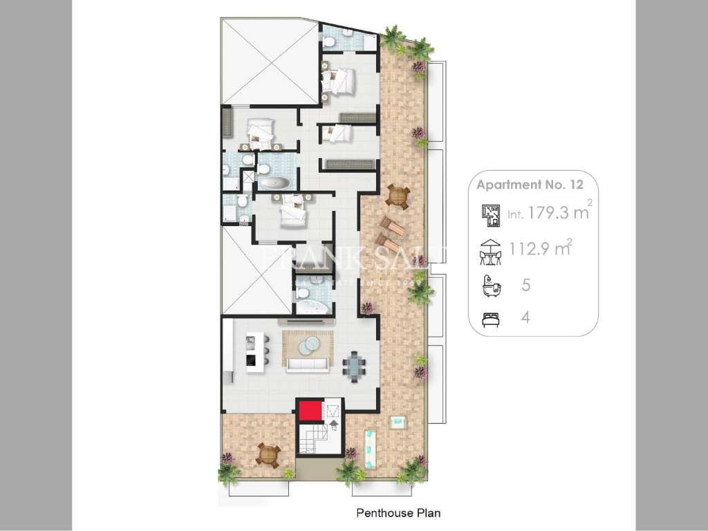 1 Bed, ApartmentFor Sale, San Gwann, Malta