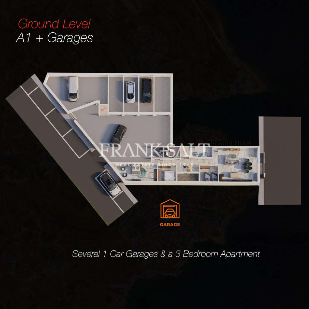 2 Bed, ApartmentFor Sale, Marsascala, Malta