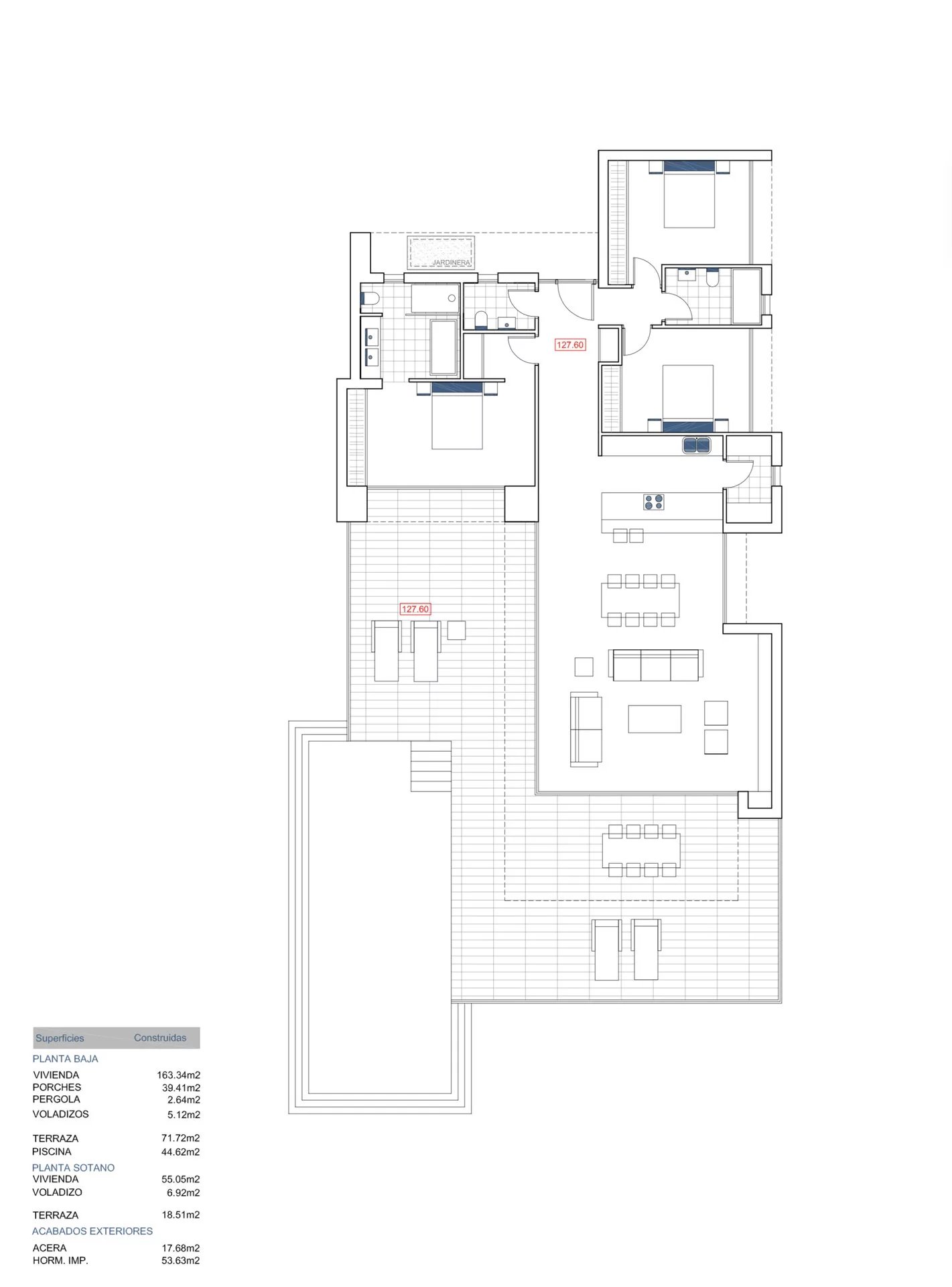 4 Bed, 3 Bath, HouseFor Sale, Teulada, Alicante