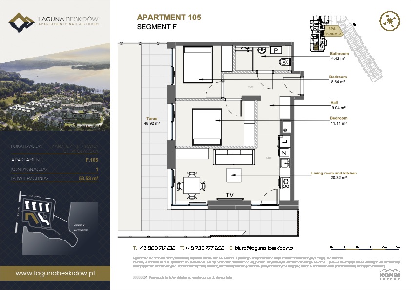 2 Bed, 1 Bath, ApartmentFor Sale, Zywiec, Silesia Province