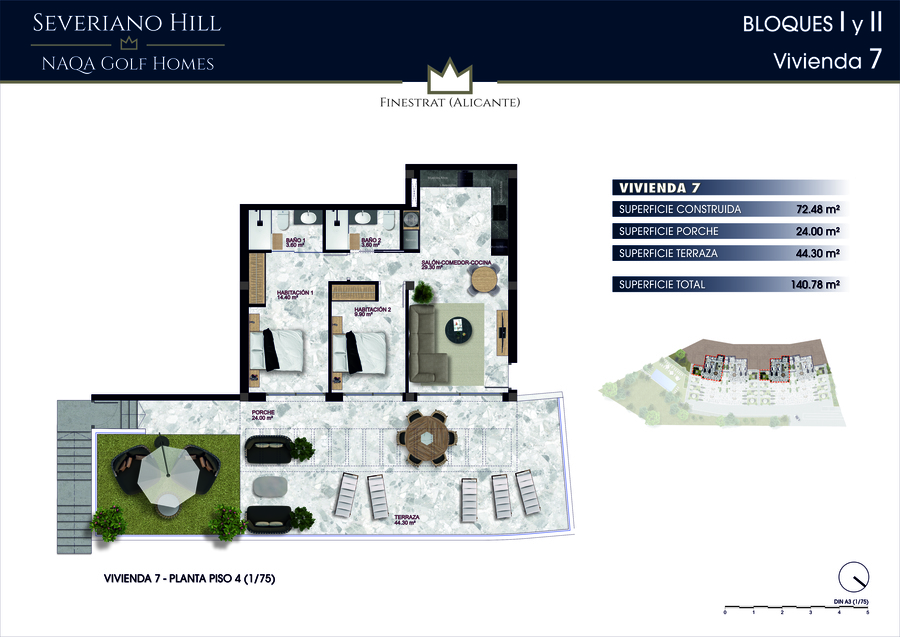 2 Bed, 2 Bath, HouseFor Sale, Finestrat, Alicante