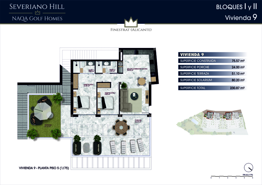 2 Bed, 2 Bath, HouseFor Sale, Finestrat, Alicante