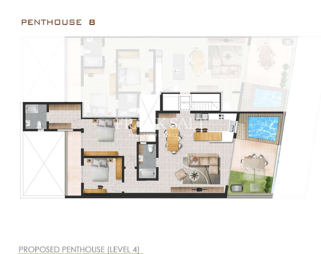 2 Bed, ApartmentFor Sale, Mosta, Malta