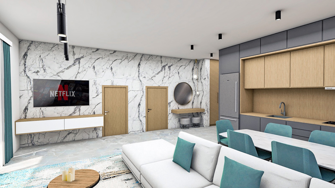 2 Bed, 3 Bath, ApartmentFor Sale, Chania, Crete, 73100