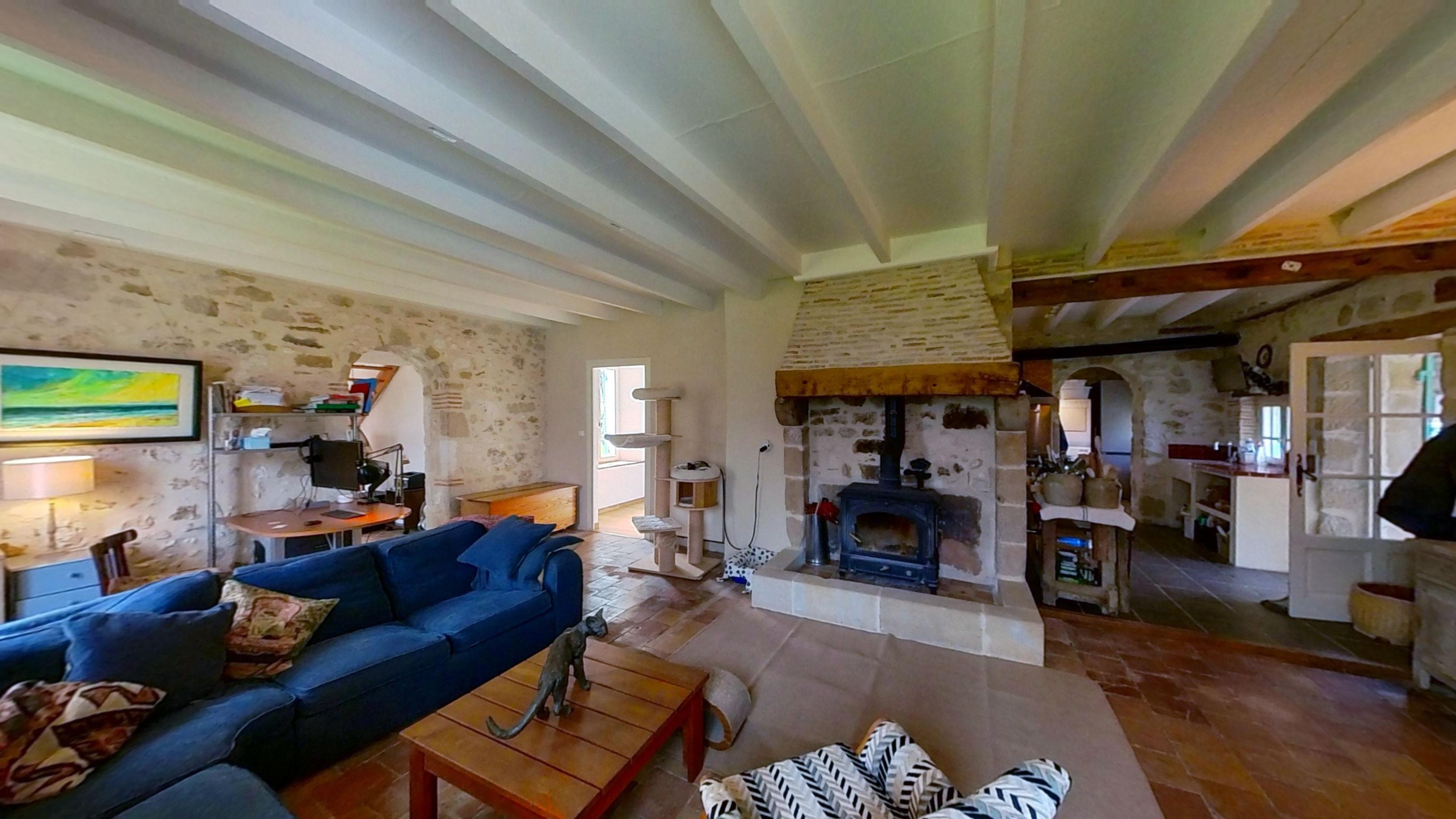 3 Bed, 2 Bath, HouseFor Sale, Serignac peboudou, Lot-et-Garonne, Aquitaine, 47410