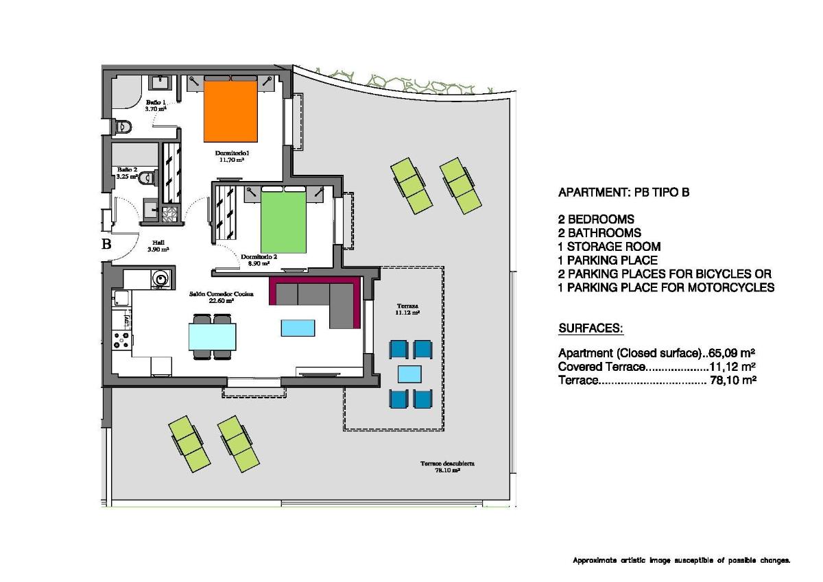 2 Bed, 2 Bath, ApartmentFor Sale, Las Filipinas, Alicante
