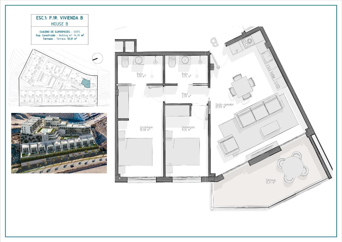 2 Bed, 2 Bath, ApartmentFor Sale, Aguilas, Costa Calida 2 Bed, 2 Bath, ApartmentFor Sale, Aguilas, Costa Calida