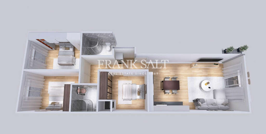 3 Bed, ApartmentFor Sale, Pieta, Malta