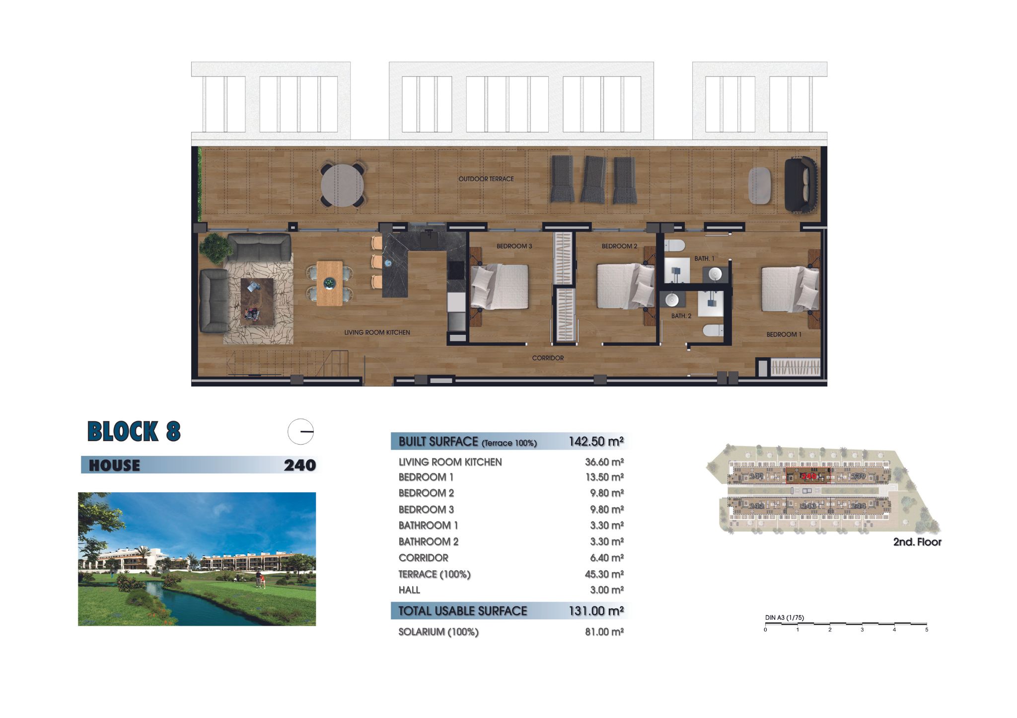 3 Bed, 2 Bath, ApartmentFor Sale, Los Alcazares, Murcia