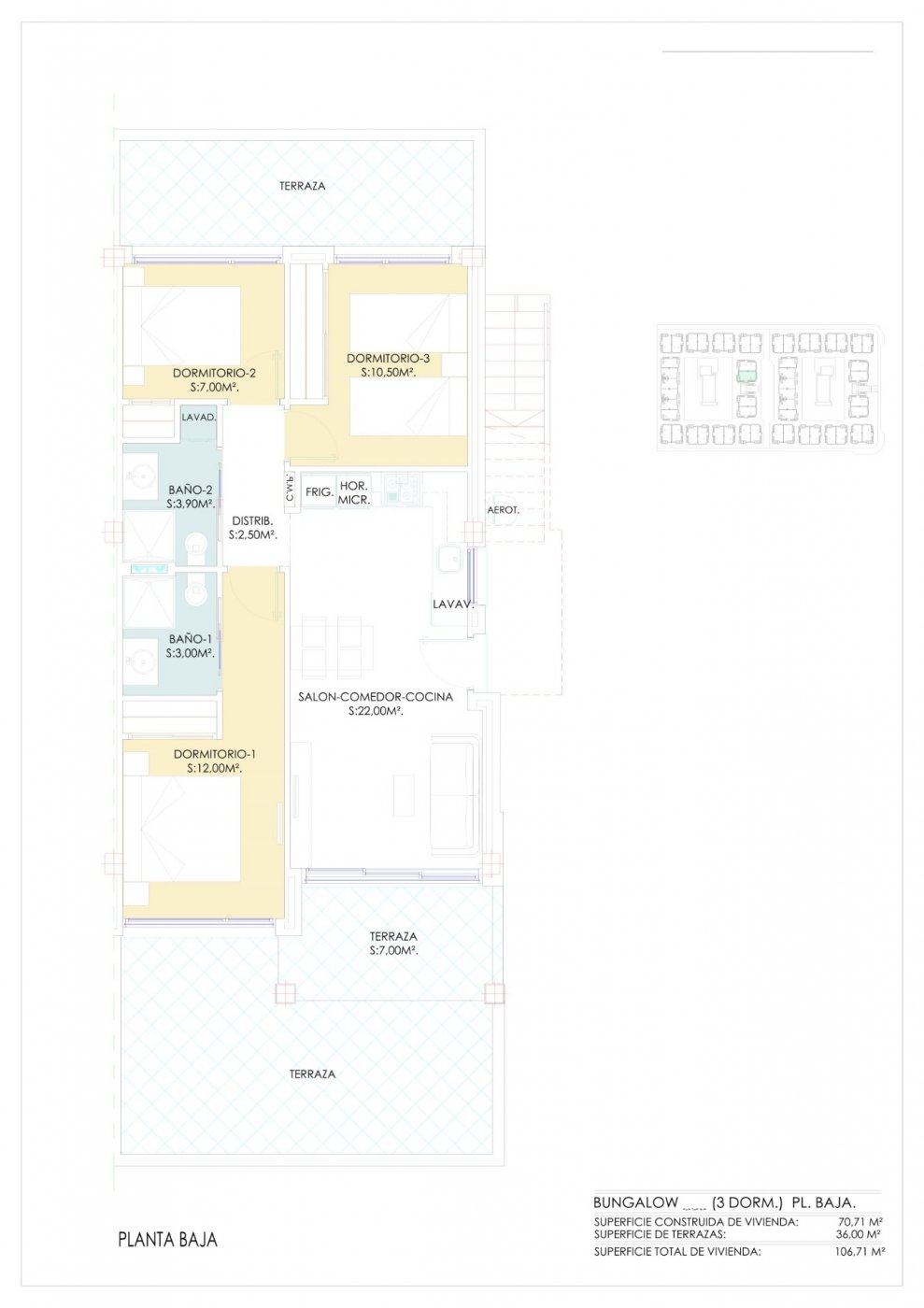 3 Bed, 2 Bath, HouseFor Sale, Los Balcones, Alicante