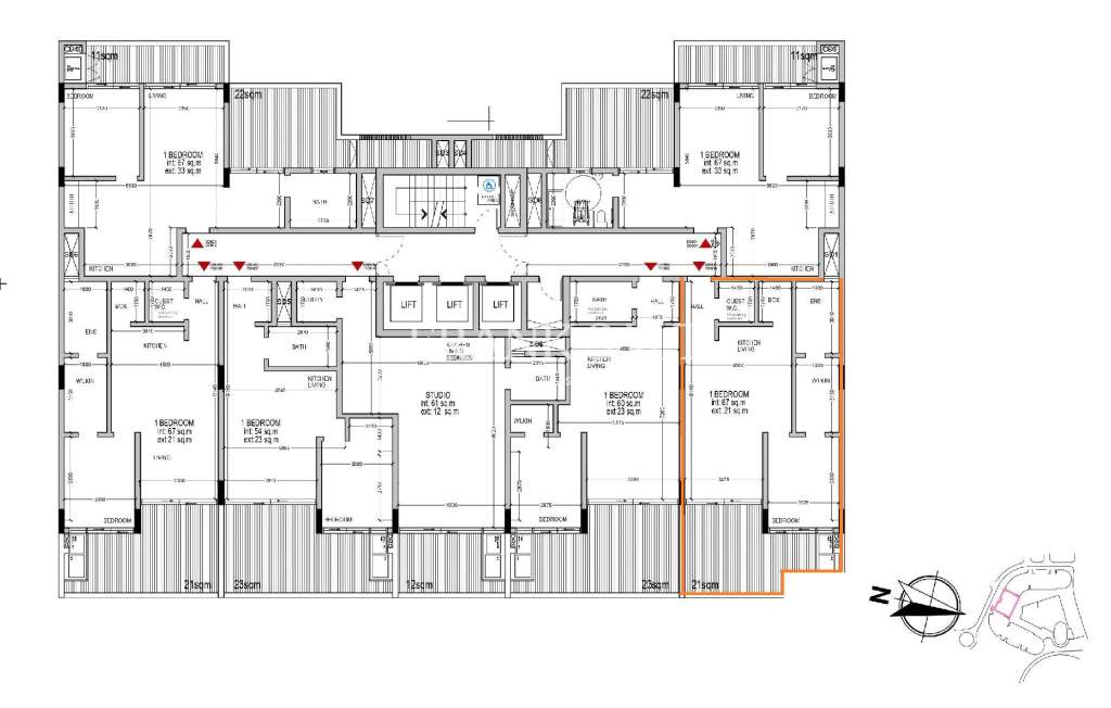 1 Bed, ApartmentFor Sale, The Shoreline at Smart City, Malta