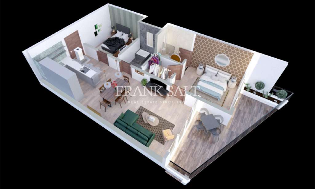 1 Bed, ApartmentFor Sale, Bugibba, Malta