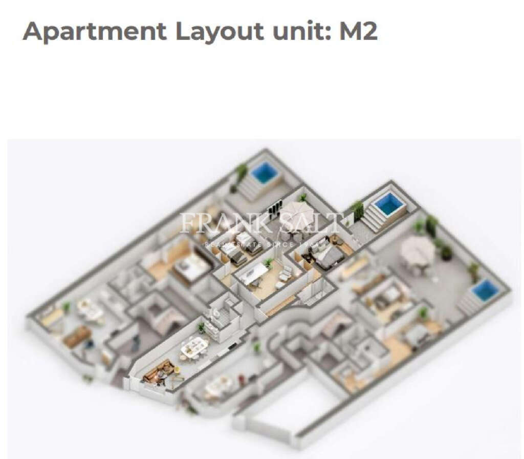2 Bed, ApartmentFor Sale, Gzira, Malta