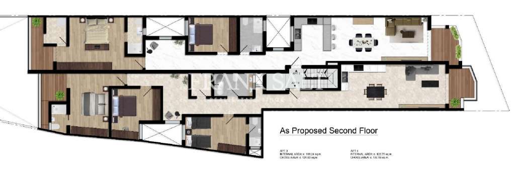 3 Bed, ApartmentFor Sale, Zejtun, Malta