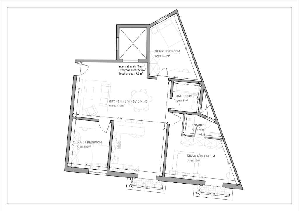 3 Bed, ApartmentFor Sale, Ghaxaq, Malta