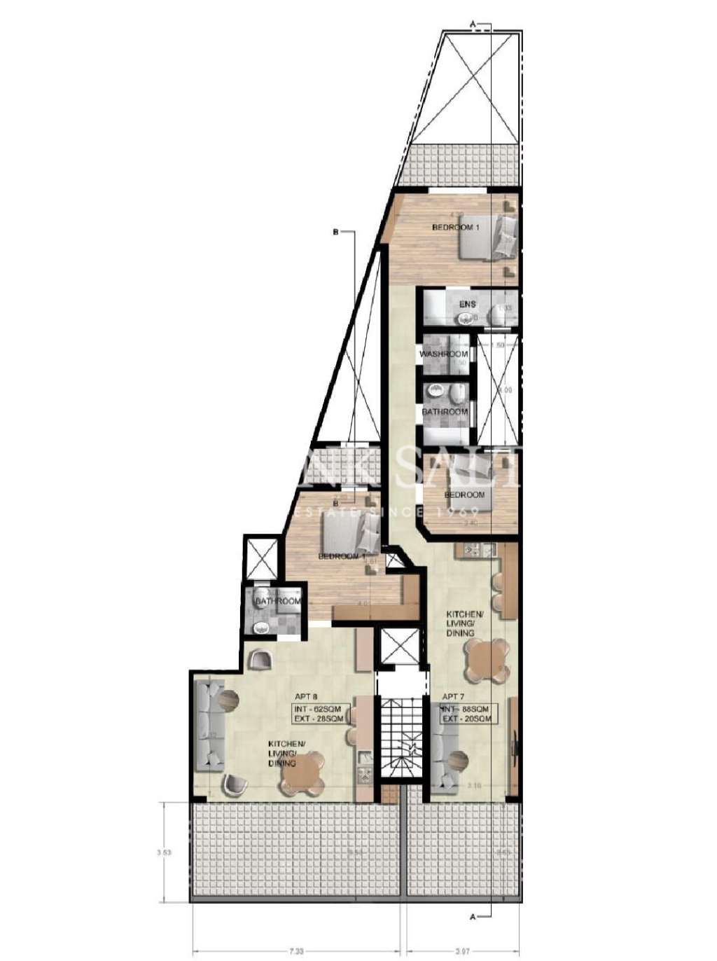 3 Bed, ApartmentFor Sale, Fgura, Malta