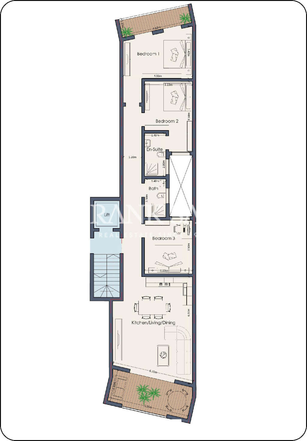 3 Bed, ApartmentFor Sale, Qormi, Malta