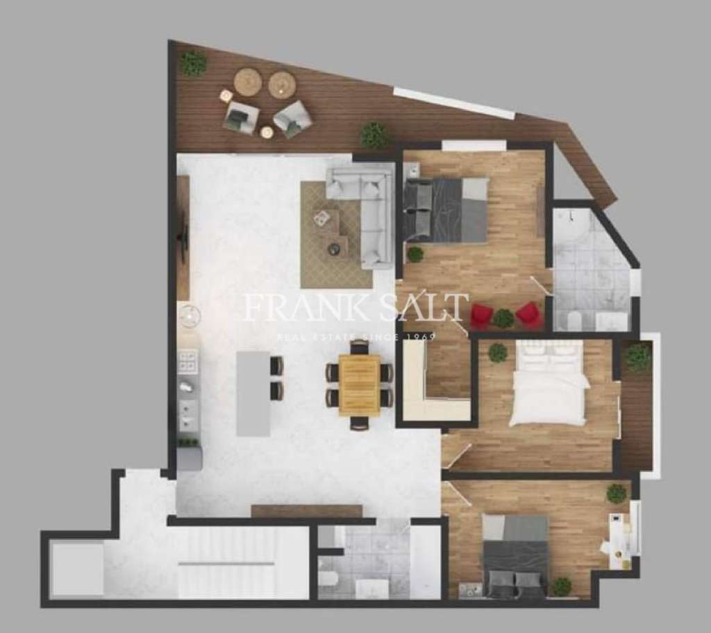 3 Bed, ApartmentFor Sale, Mosta, Malta