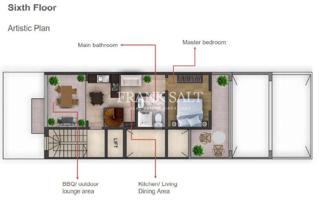 2 Bed, ApartmentFor Sale, Qawra, Malta