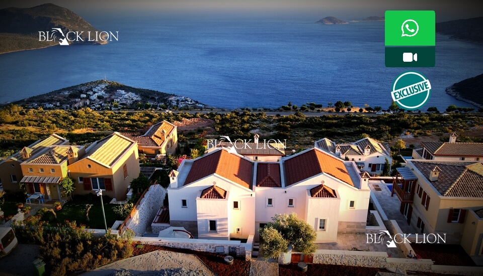 2 Bed, 3 Bath, HouseFor Sale, Lavanta, Kalkan, Antalya