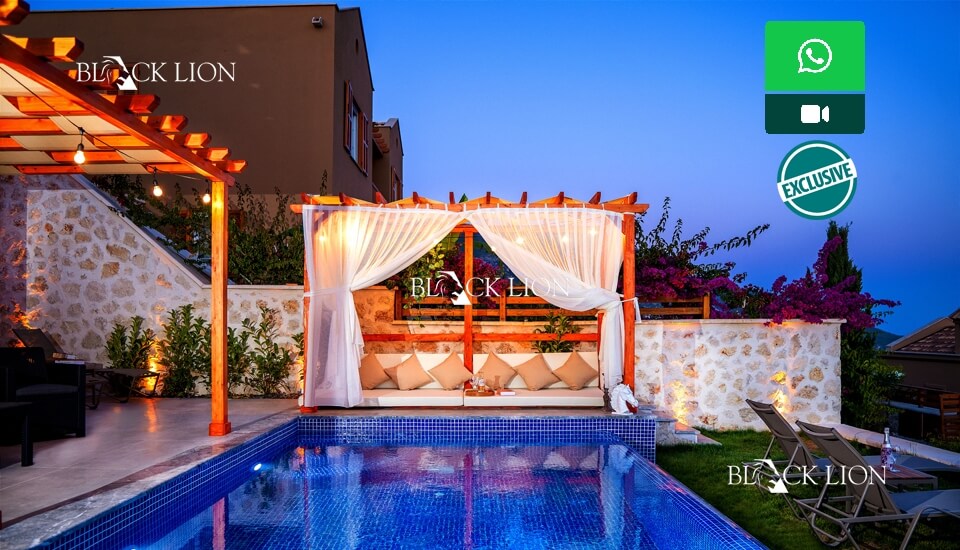 2 Bed, 3 Bath, HouseFor Sale, Lavanta, Kalkan, Antalya