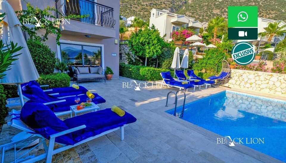3 Bed, 3 Bath, HouseFor Sale, Kiziltas, Kalkan, Antalya
