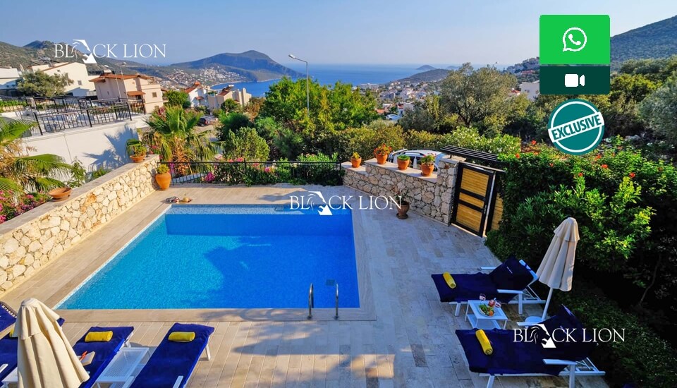 3 Bed, 3 Bath, HouseFor Sale, Kiziltas, Kalkan, Antalya