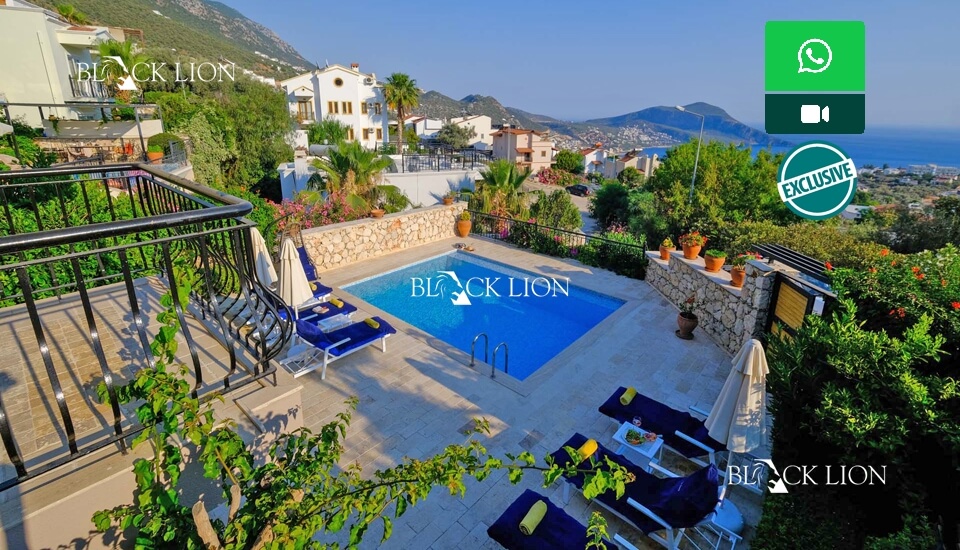 3 Bed, 3 Bath, HouseFor Sale, Kiziltas, Kalkan, Antalya