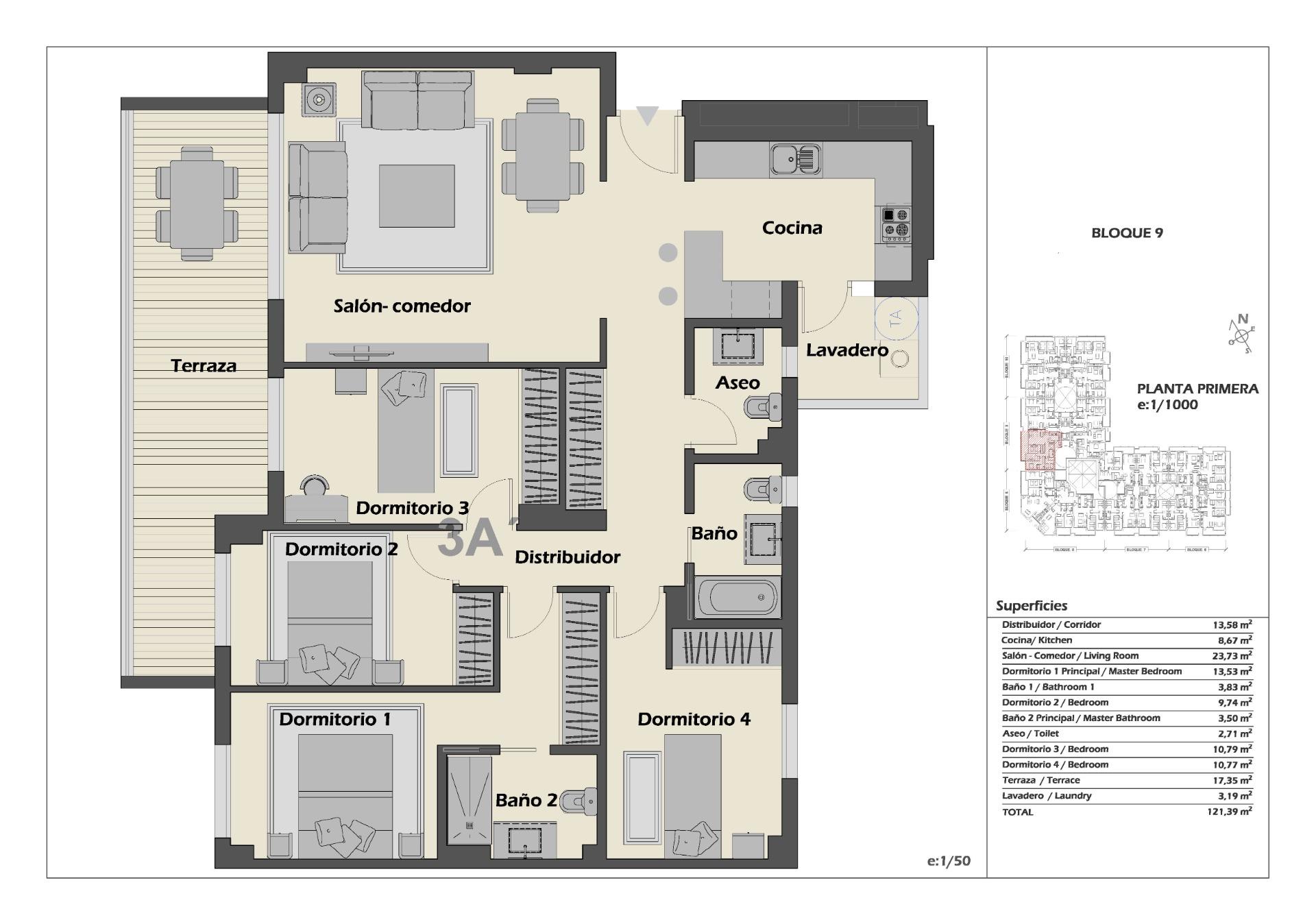 4 Bed, 2 Bath, ApartmentFor Sale, Marbella, Costa del Sol 4 Bed, 2 Bath, ApartmentFor Sale, Marbella, Costa del Sol