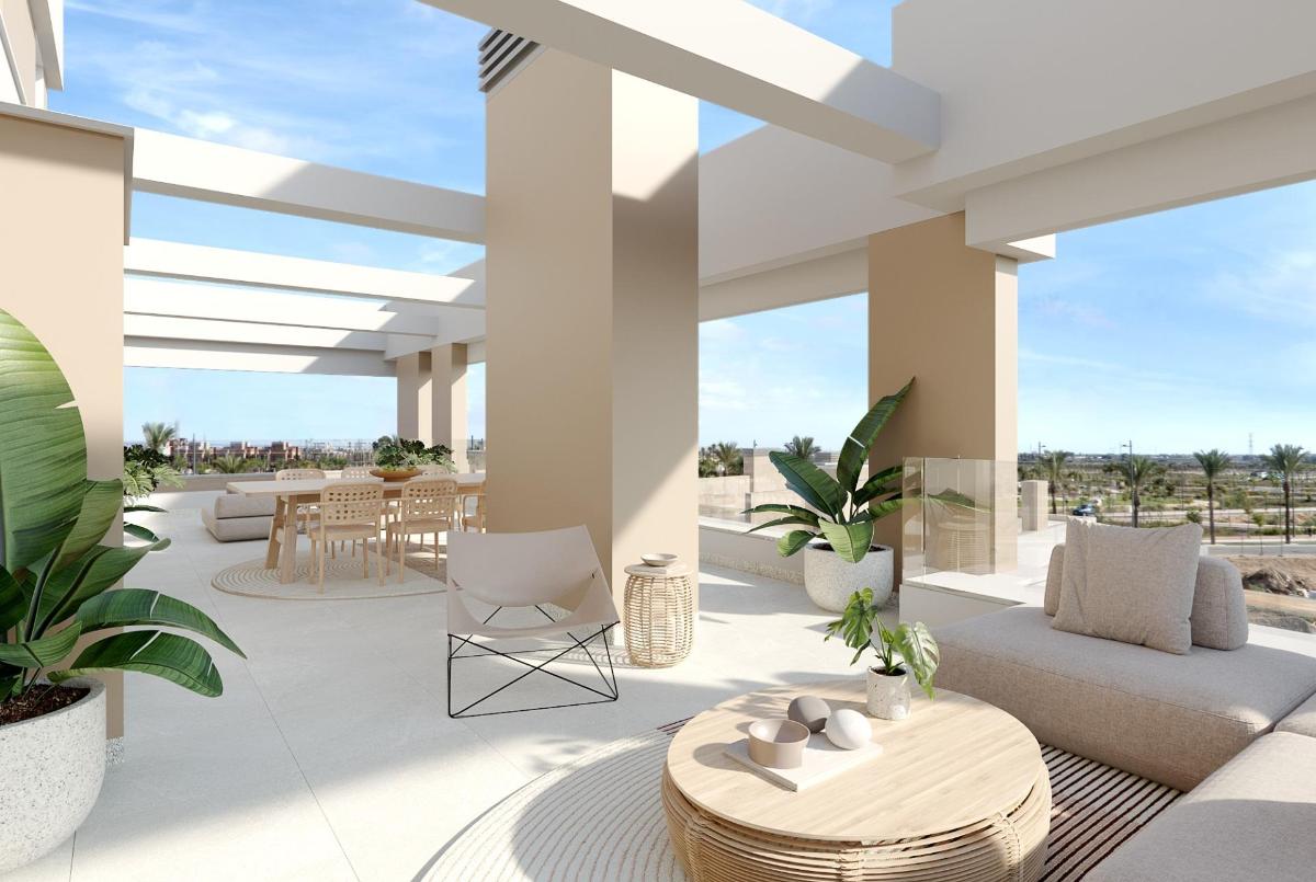 3 Bed, 2 Bath, ApartmentFor Sale, Santa Rosalia Resort, Murcia