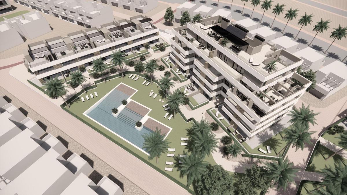 3 Bed, 2 Bath, ApartmentFor Sale, Santa Rosalia Lake And Life Resort, Murcia