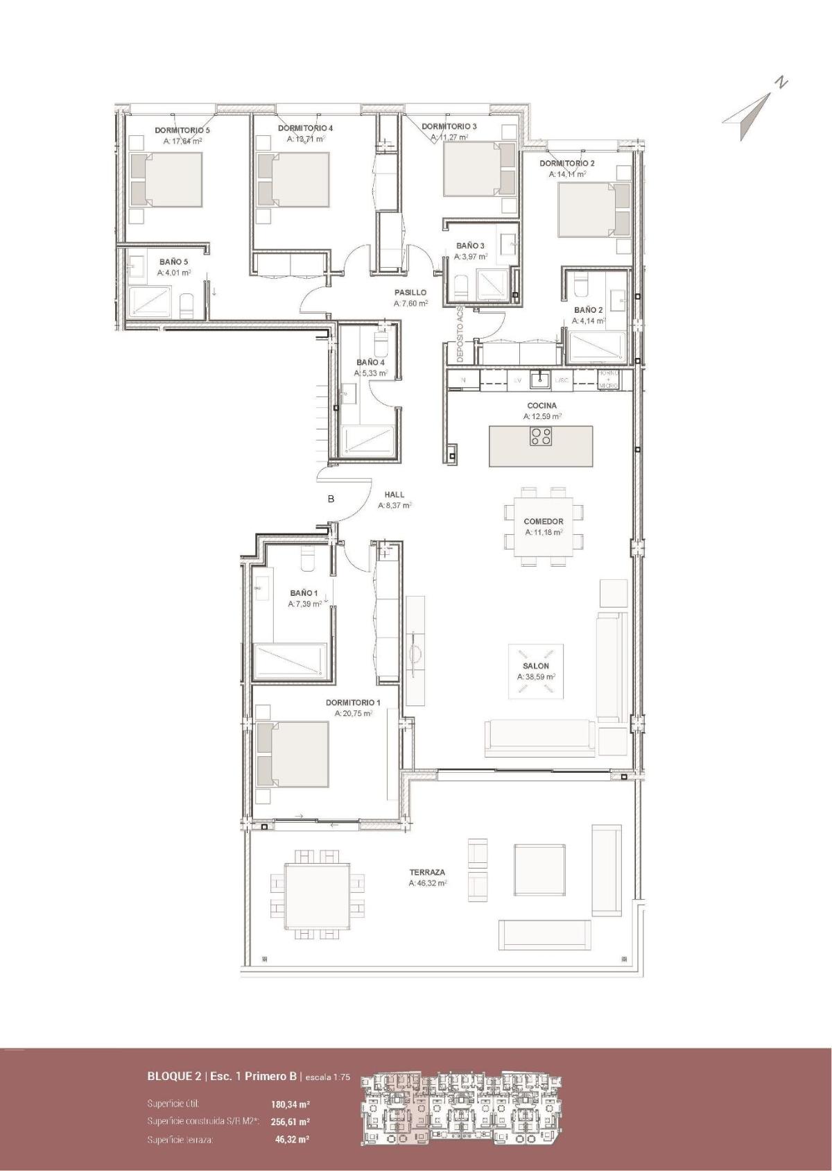 5 Bed, 5 Bath, ApartmentFor Sale, Estepona, Costa del Sol