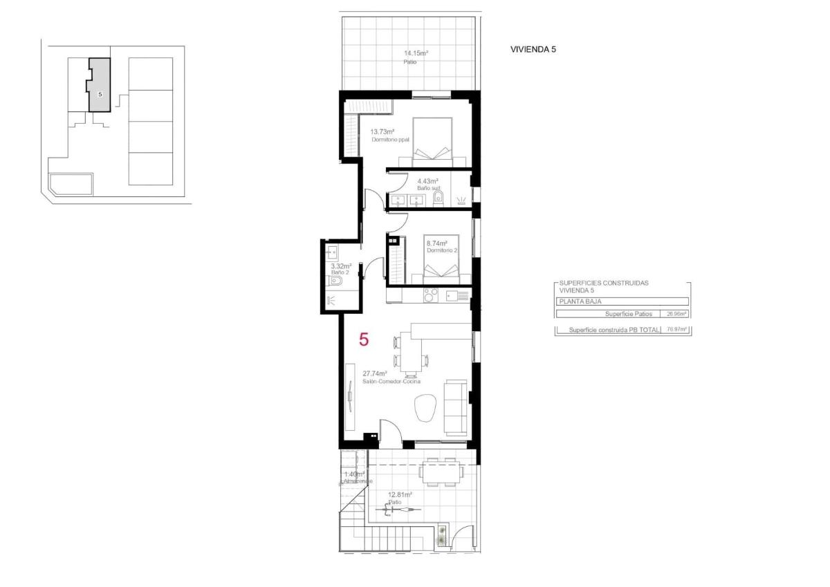 2 Bed, 2 Bath, HouseFor Sale, Pilar De La Horadada, Alicante