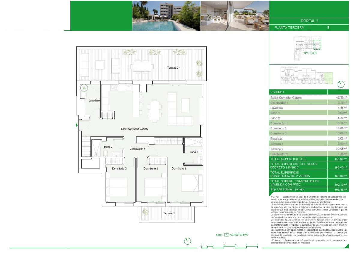 3 Bed, 2 Bath, ApartmentFor Sale, Estepona, Costa del Sol