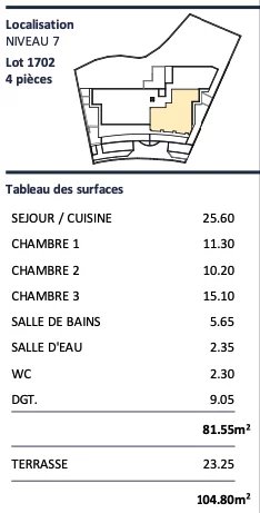 3 Bed, 2 Bath, ApartmentFor Sale, Beausoleil, Alpes-Maritimes