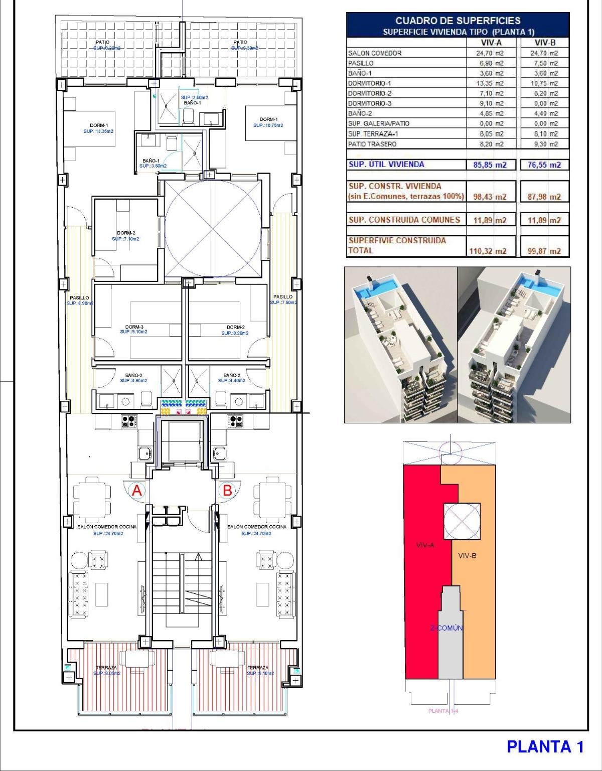 2 Bed, 2 Bath, ApartmentFor Sale, Torrevieja, Costa Blanca