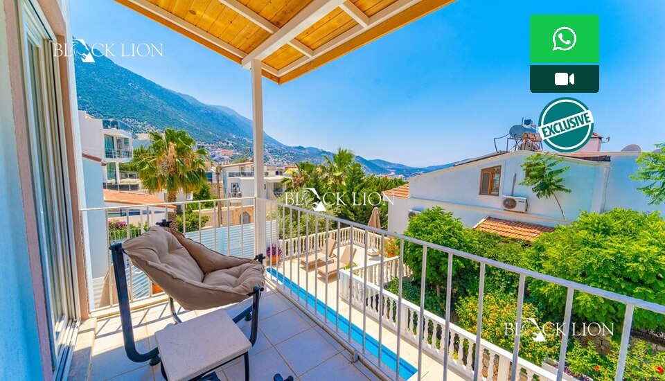 3 Bed, 2 Bath, HouseFor Sale, Kiziltas, Kalkan, Antalya