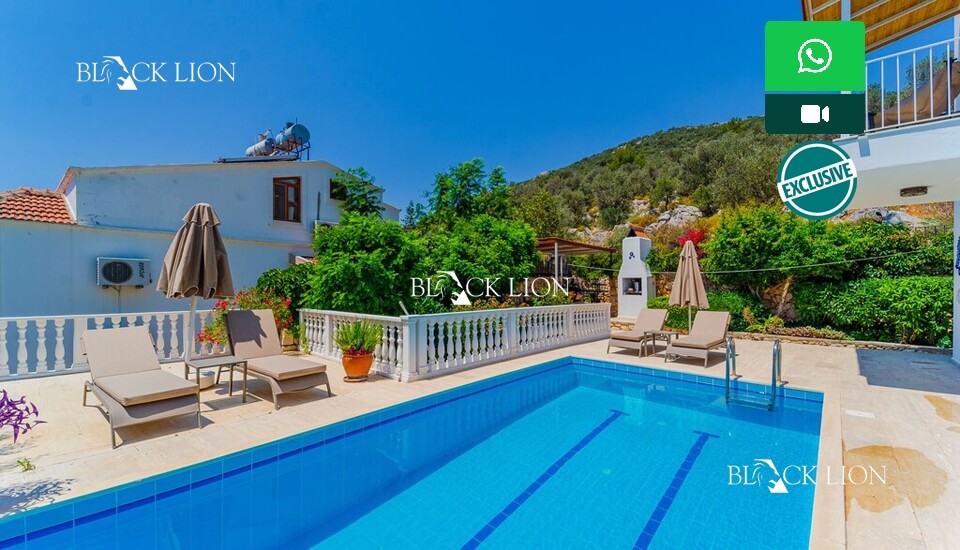 3 Bed, 2 Bath, HouseFor Sale, Kiziltas, Kalkan, Antalya