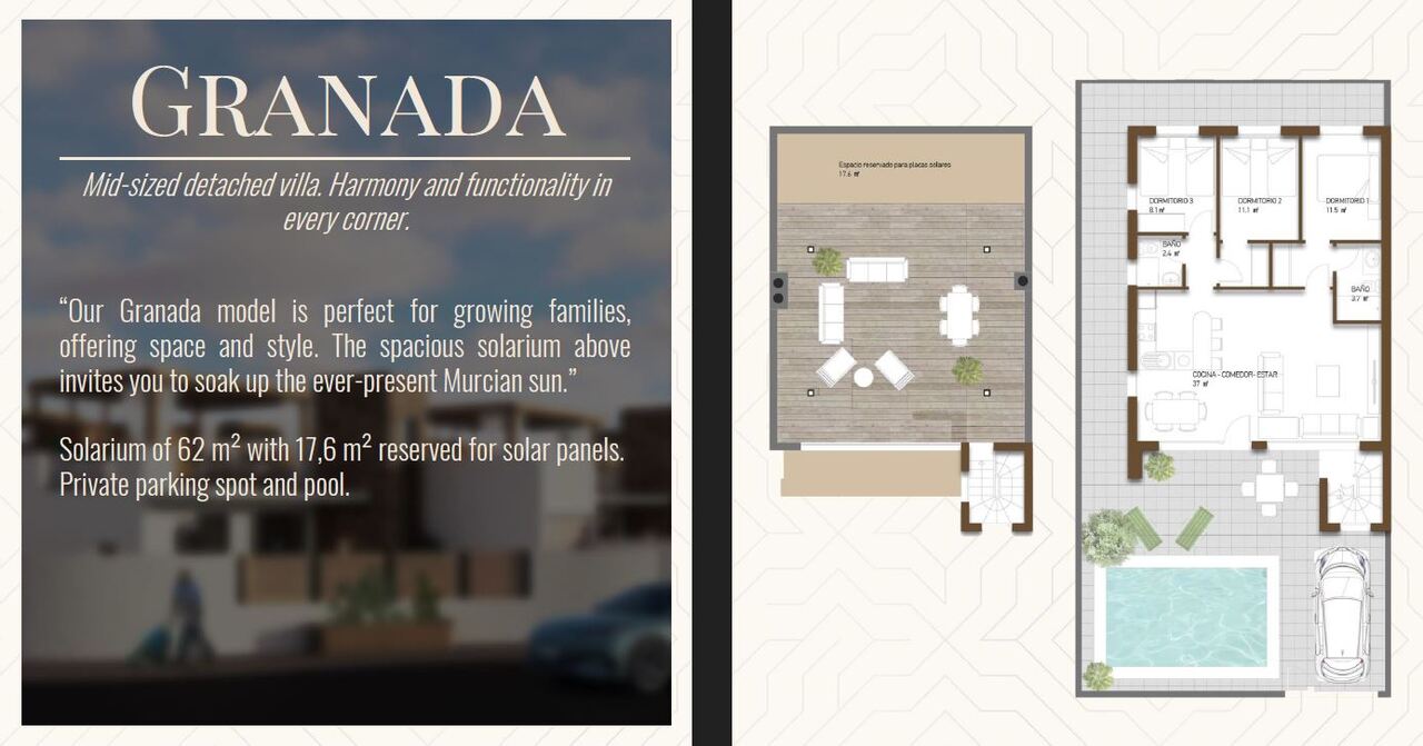 3 Bed, 2 Bath, HouseFor Sale, La Pinilla, Murcia