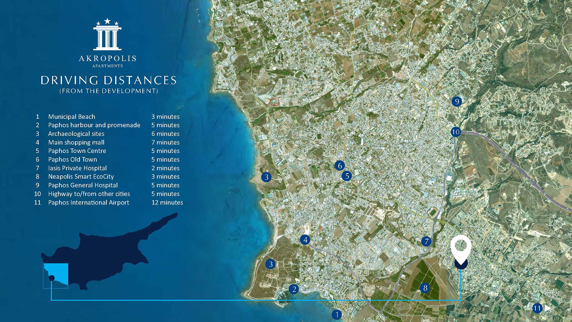 3 Bed, 2 Bath, ApartmentFor Sale, Geroskipou, Paphos