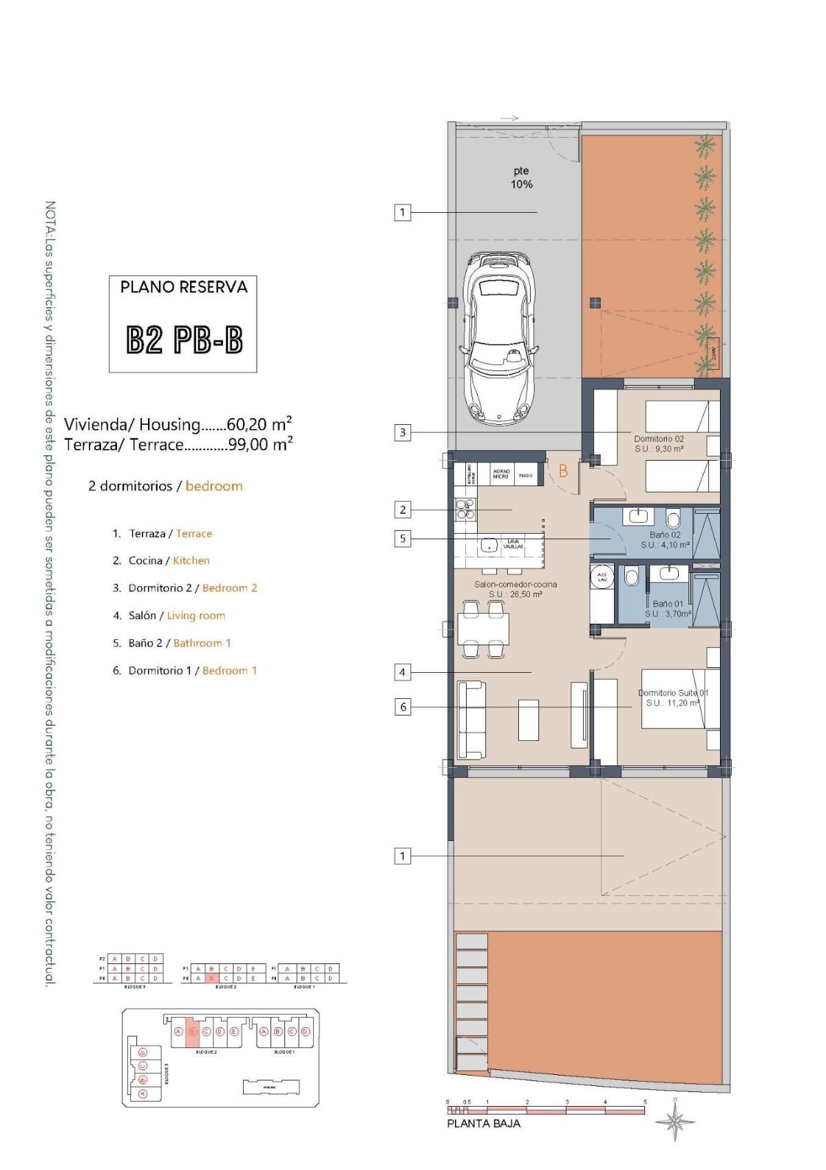 2 Bed, 2 Bath, HouseFor Sale, Los Alcazares, Murcia