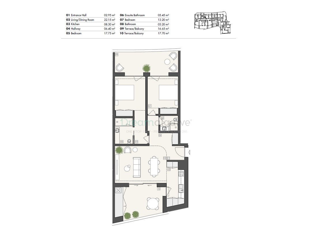 2 Bed, 2 Bath, ApartmentFor Sale, Lagos, Faro, 8600-282